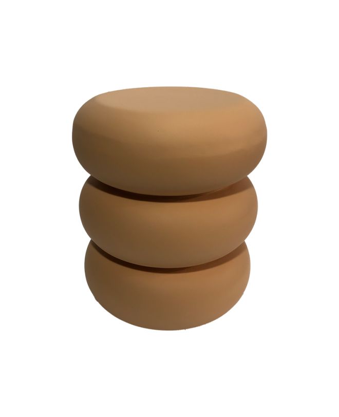 Βοηθητικό τραπέζι Zoubi MGO terracotta Φ35x43εκ