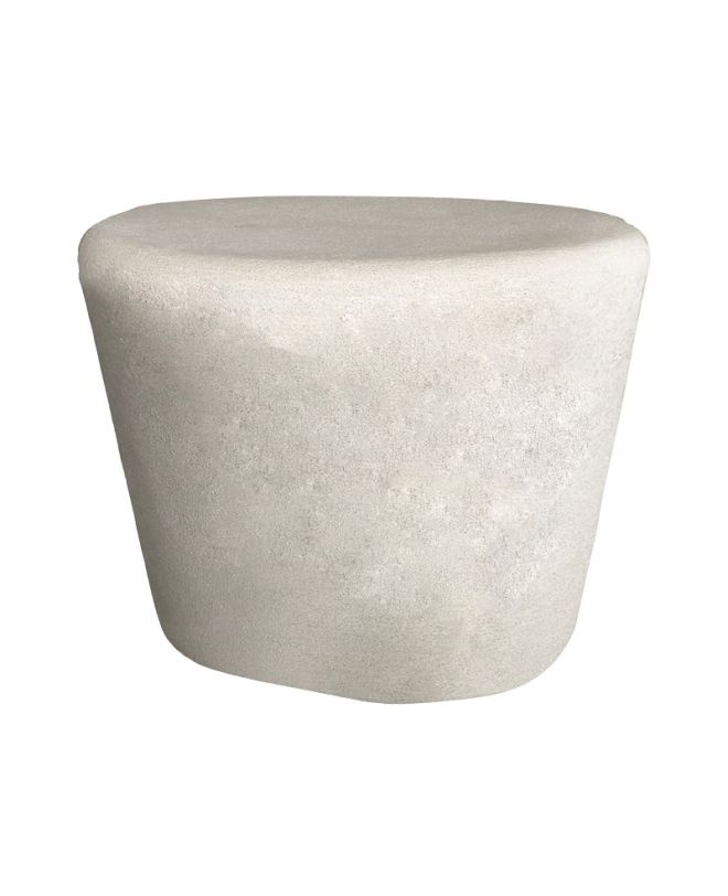 Τραπέζι σαλονιού Fedris mdf λευκό Φ60x45εκ