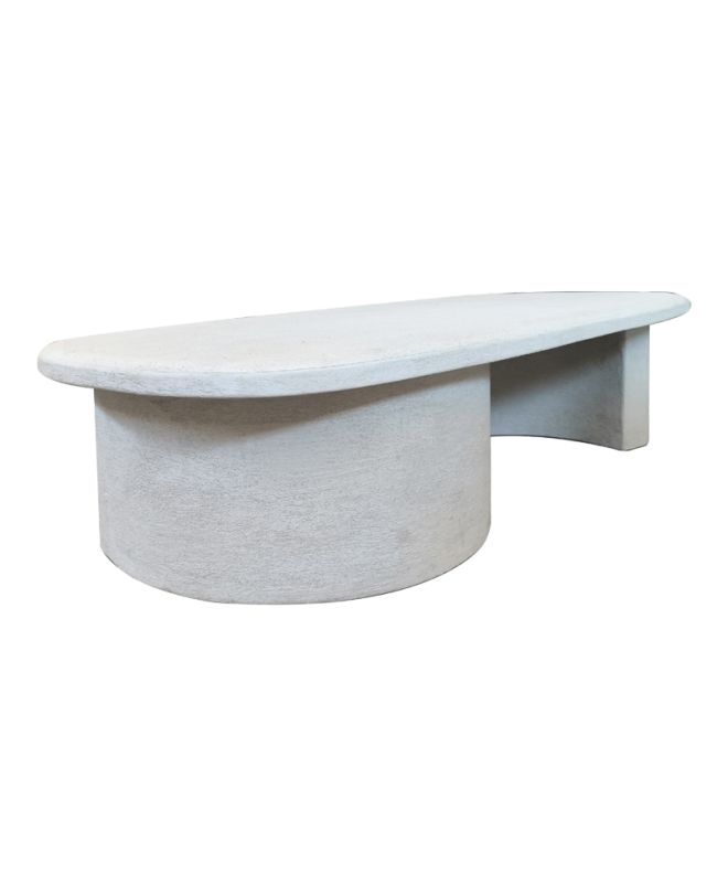 Τραπέζι σαλονιού Verven mdf λευκό 120x60x32εκ