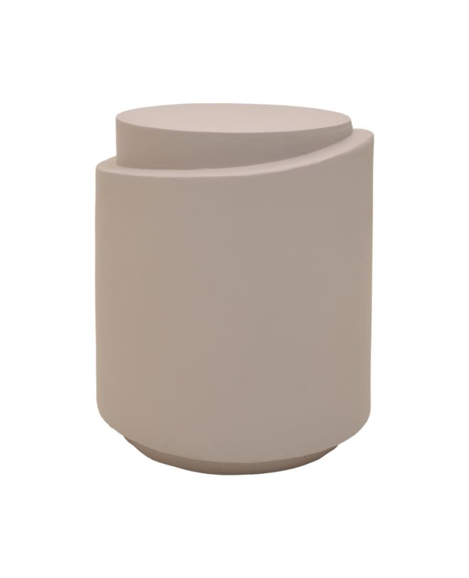 Βοηθητικό τραπέζι Fortox MGO cappuccino Φ40x49.5εκ