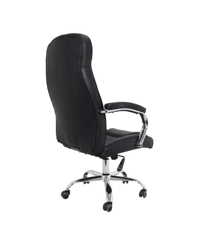 Καρέκλα γραφείου διευθυντή Stoldi pu μαύρο 62.5x70x113-121εκ