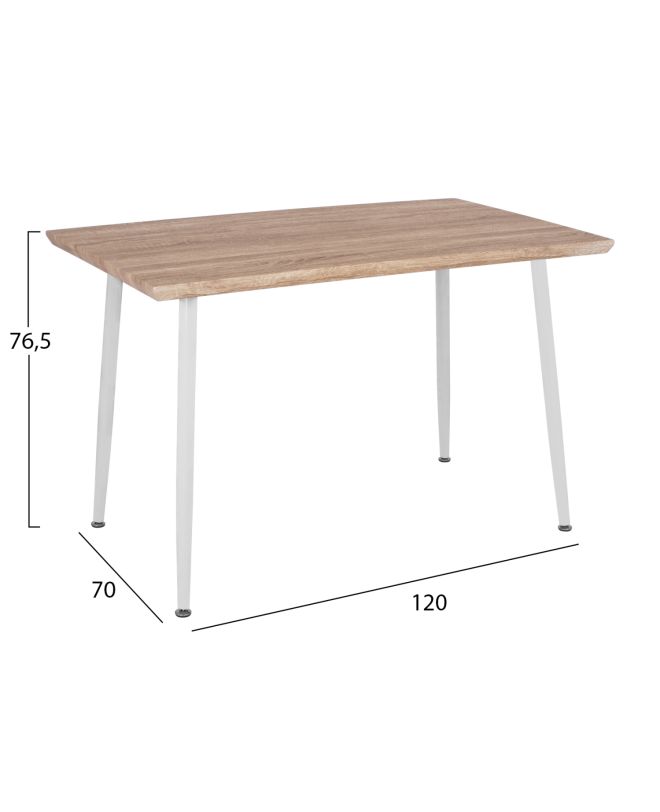 ΣΕΤ ΤΡΑΠΕΖΑΡΙΑΣ 5ΤΜΧ PALOMA HM10382 MDF TOP ΣΕ SONAMA--ΜΠΕΖ ΚΑΡΕΚΛΕΣ