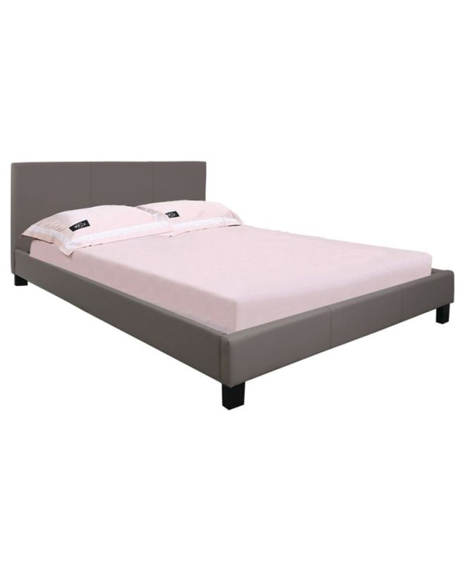 WILTON Κρεβάτι Διπλό για στρώμα 160x200cm, PU Απόχρωση Cappuccino