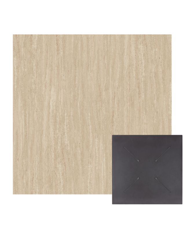 ΕΠΙΦΑΝΕΙΑ ΤΡΑΠΕΖΙΟΥ HPL ΤΕΤΡΑΓΩΝΗ HM5837.35 TRAVERTINE 60x60εκ.