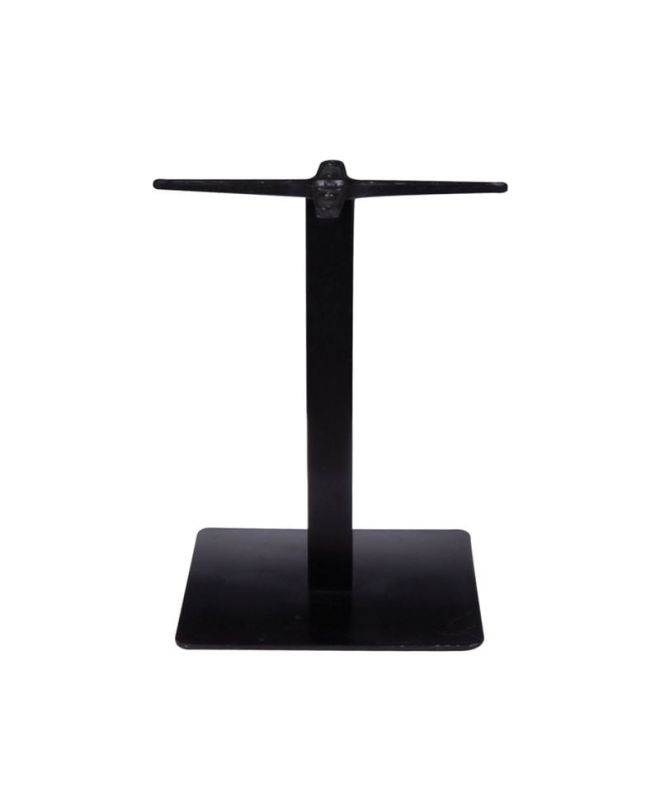 PRATO Βάση Τραπεζιού χαμηλή 40x40cm H.49cm Μέταλλο Βαφή Μαύρο