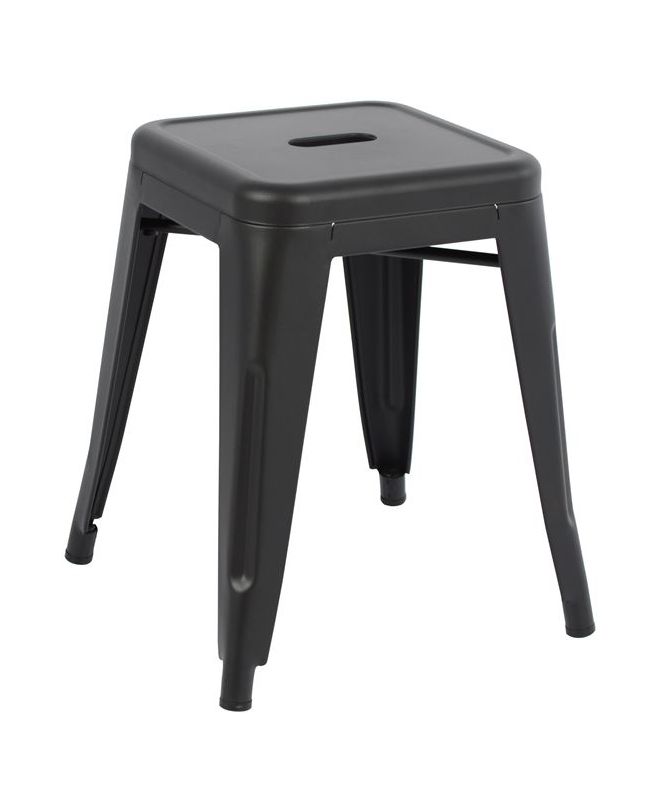 ΣΚΑΜΠΟ ΜΕΤΑΛΛΙΚΟ MELITA HM0096.42 ΣΕ ΜΑΥΡΟ ΜΑΤ ΧΡΩΜΑ 37x37x45Υεκ.