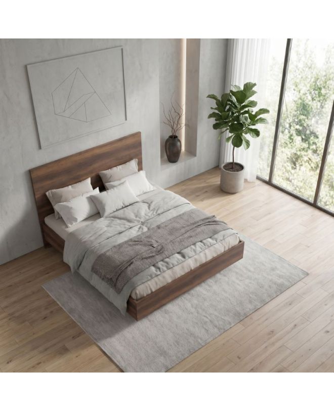 Κρεβάτι Oryana Megapap χρώμα καρυδί 160x200εκ.