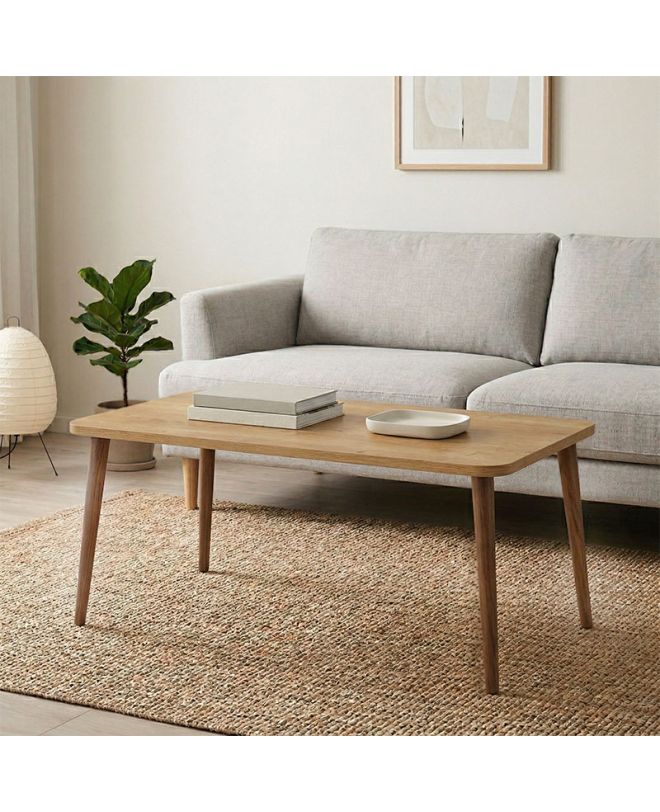 Τραπεζάκι σαλονιού Plane Megapap χρώμα sapphire oak 90x55x41εκ.