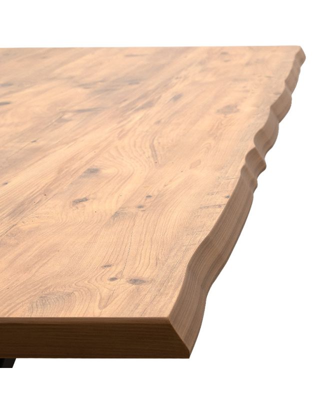 Τραπέζι Walter Megapap Mdf - μεταλλικό χρώμα ακακίας 160x80x75εκ.