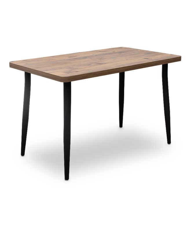 Τραπέζι Levico Megapap Mdf - μεταλλικό χρώμα ακακίας 120x70x75εκ.