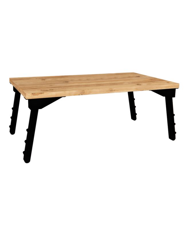Τραπεζάκι laptop Sidon Megapap χρώμα pine oak 60x35,5x23,5εκ.