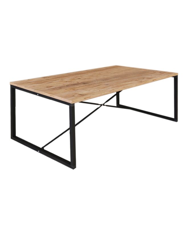Τραπεζάκι σαλονιού Harte Megapap χρώμα pine oak 100x55x42εκ.