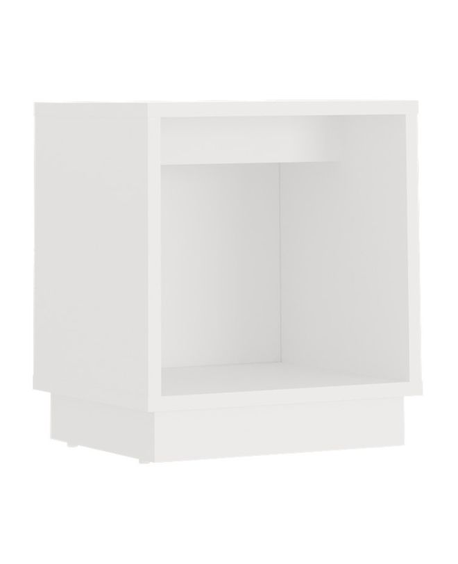 Κομοδίνο Gino Megapap χρώμα λευκό 40x35,3x45εκ.