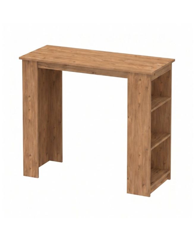 Τραπέζι μπαρ Toska Megapap χρώμα pine oak 120x50x103,6εκ.