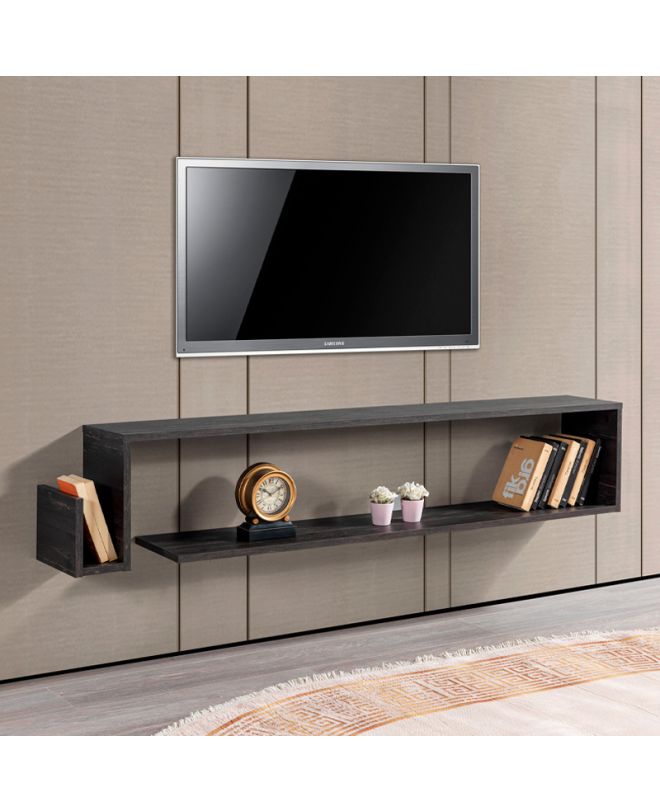 Έπιπλο τηλεόρασης επιτοίχιο Regnar Megapap χρώμα rebab 168,6x25x31,8εκ.