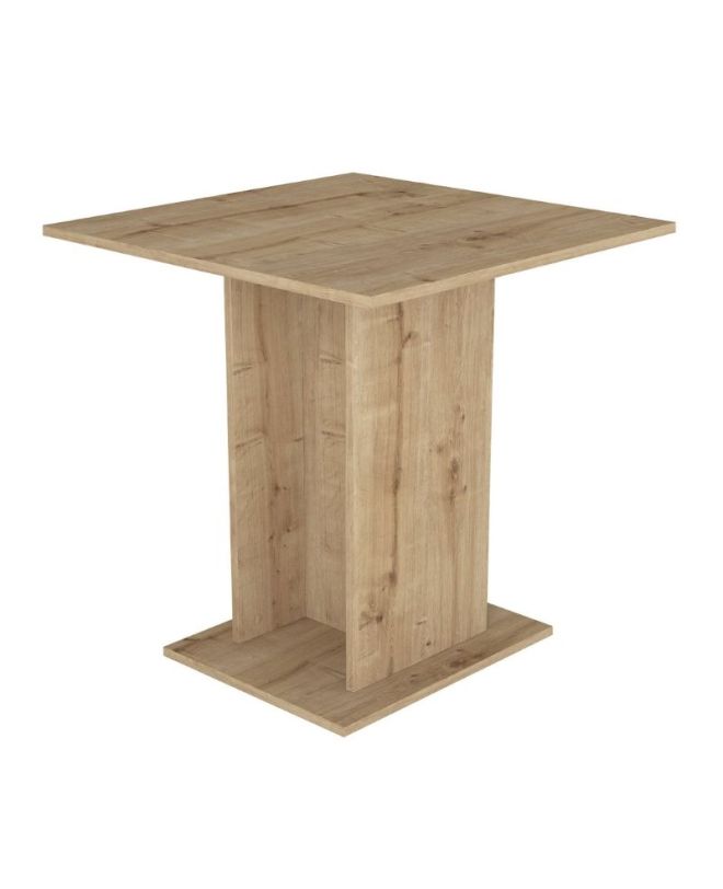 Τραπέζι Allos Megapap χρώμα sapphire oak 75x75x77εκ.