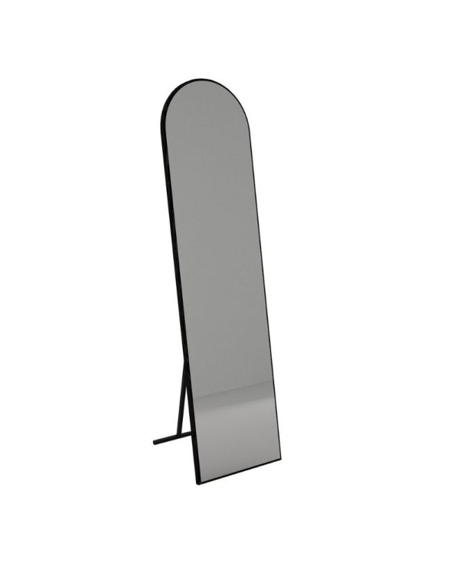 Καθρέπτης δαπέδου - τοίχου Agalu Μegapap χρώμα sencron black 40x150εκ.
