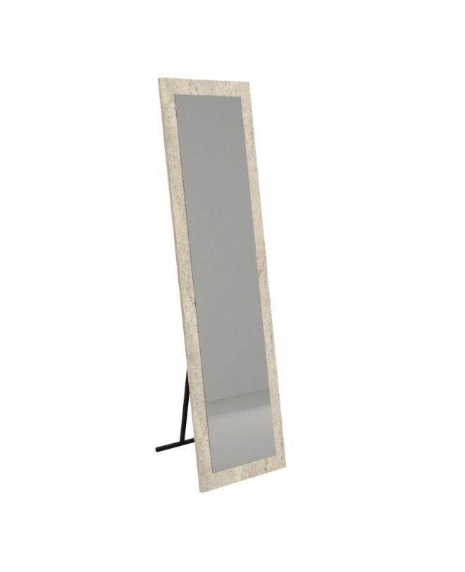 Καθρέπτης δαπέδου - τοίχου Lalu Μegapap χρώμα travertine 40x150εκ.