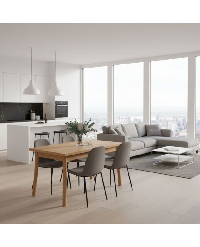 Τραπέζι Jemmy Megapap επεκτεινόμενο χρώμα atlantic pine 120/153x75x77εκ.