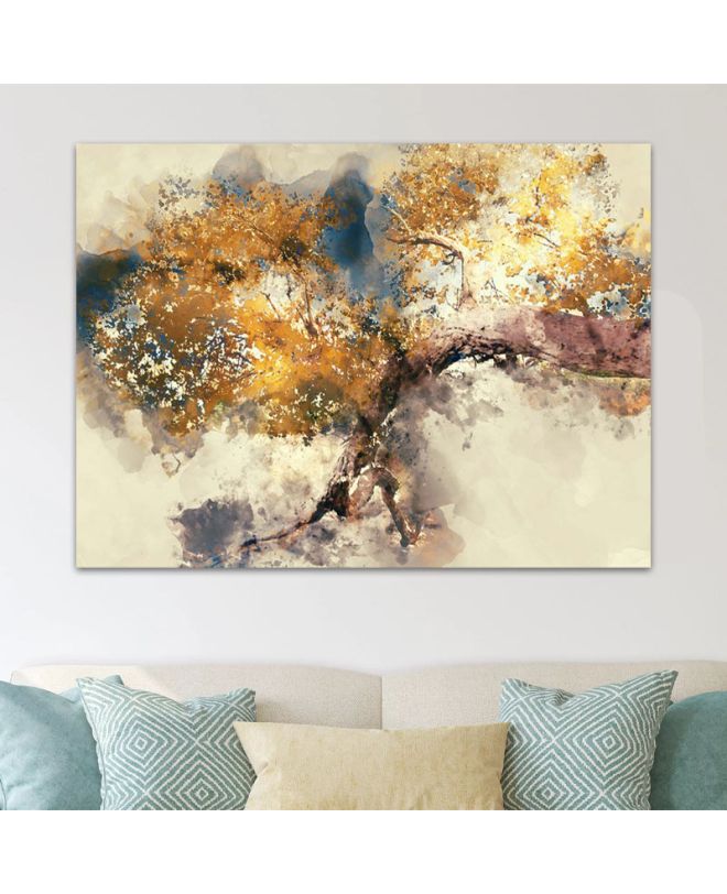 Πίνακας σε καμβά "Abstract Tree" Megapap ψηφιακής εκτύπωσης 100x70x3εκ.