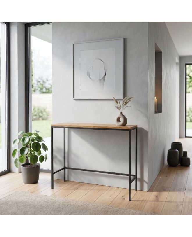 Κονσόλα Canva Megapap χρώμα atlantic pine 100x30x80εκ.