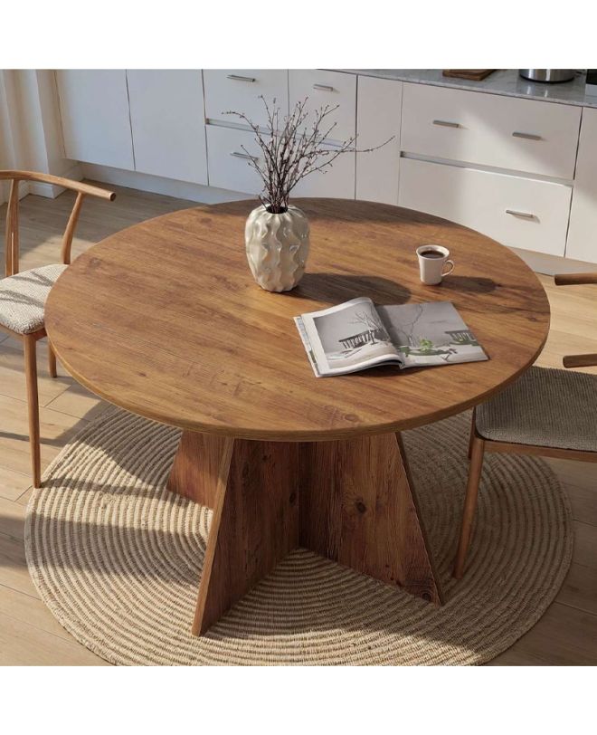 Τραπέζι Virela Megapap χρώμα atlantic pine Ø120x75εκ.