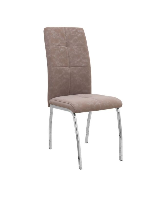 Σετ τραπεζαρία 5τμχ Darlen - Alma Megapap χρώμα sapphire oak - μπεζ 125x72x74εκ.