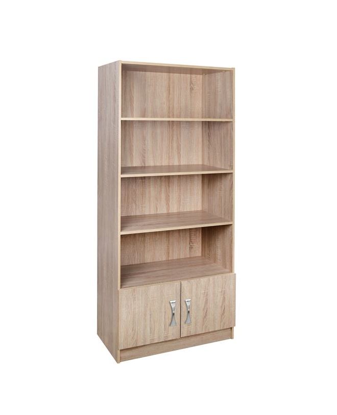 ΒΙΒΛΙΟΘΗΚΗ SONAMA-ΑΣΗΜΙ HM10146.01 80X35X180εκ.