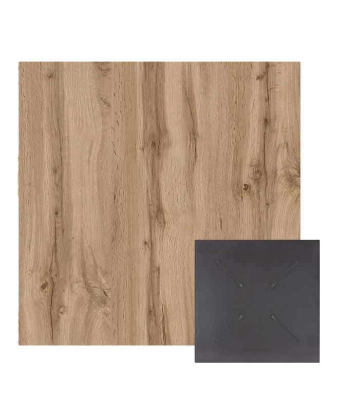 ΕΠΙΦΑΝΕΙΑ ΤΡΑΠΕΖΙΟΥ HPL ΤΕΤΡΑΓΩΝΗ HM5837.36 ΟΨΗ OAK 60x60εκ.