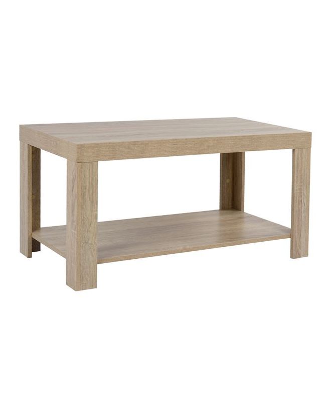 ΤΡΑΠΕΖΙ ΣΑΛΟΝΙΟΥ ΜΕΛΑΜΙΝΗΣ ALAYNA HM2207.02 SONAMA 90X45X45 εκ.