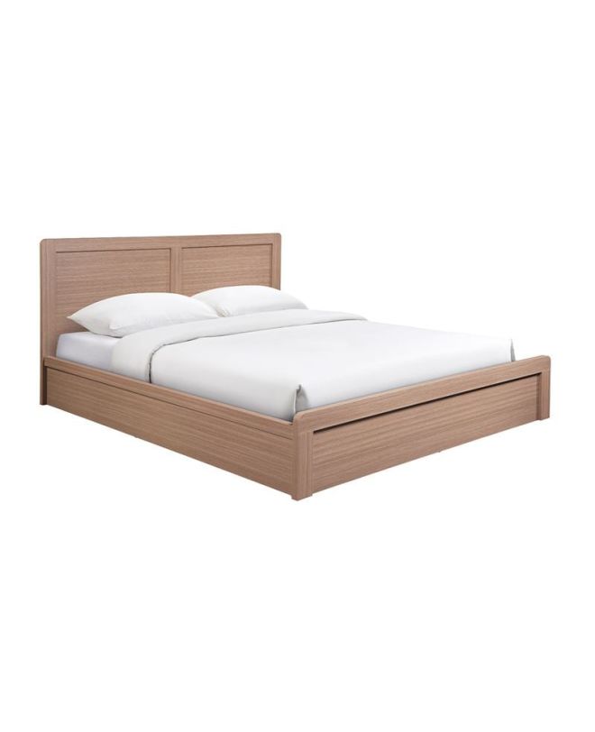 CALIBER Κρεβάτι Διπλό για Στρώμα 150x200cm, Απόχρωση Sonoma Oak