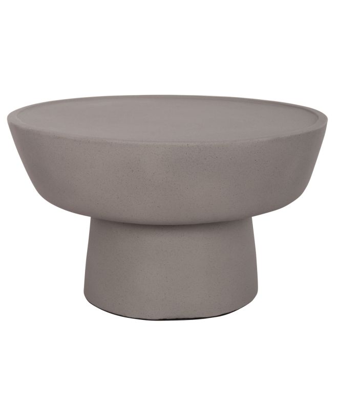 ΤΡΑΠΕΖΙ ΣΑΛΟΝΙΟΥ PIRSON HM18155.03 FIBER CEMENT ΣΕ ΓΚΡΙ--Φ60x36Υεκ.