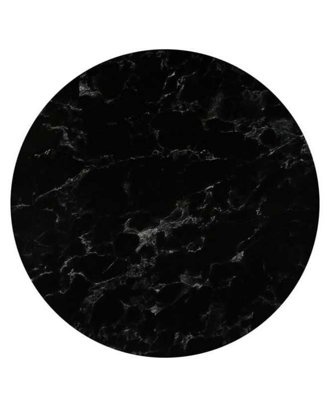 HPL (High Pressure Laminated) Επιφάνεια Τραπεζιού Απόχρωση Black Marble, UV