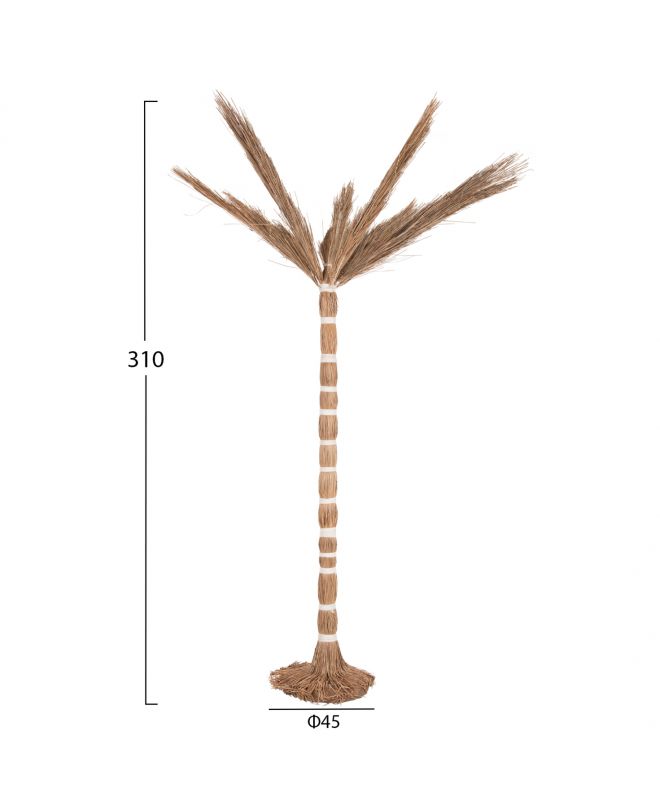 ΔΙΑΚΟΣΜΗΤΙΚΟ ΔΕΝΤΡΟ TROPIC HM4323 τ.ΦΟΙΝΙΚΑ ΑΠΟ MENDONG GRASS 310Yεκ.