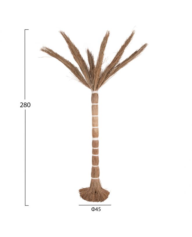 ΔΙΑΚΟΣΜΗΤΙΚΟ ΔΕΝΤΡΟ TROPIC HM4324 τ.ΦΟΙΝΙΚΑ ΑΠΟ MENDONG GRASS 280Yεκ.