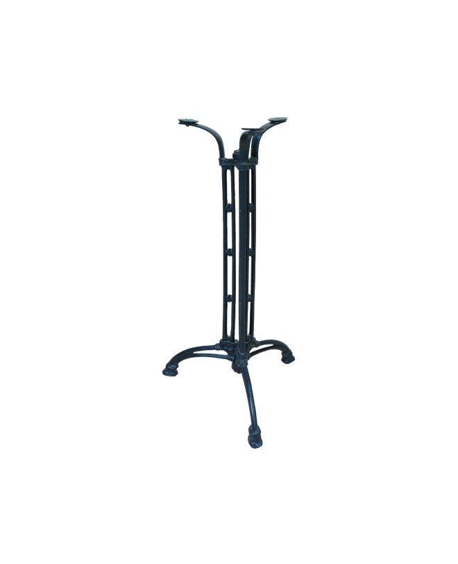 ΤΡΙΝΥΧΟ Πόδι BAR Μαντέμι Μαύρο  49x49x110cm