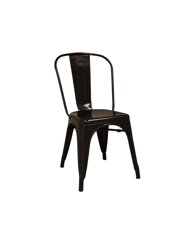 RELIX Καρέκλα-Pro, Μέταλλο Βαφή Μαύρο  45x51x85cm