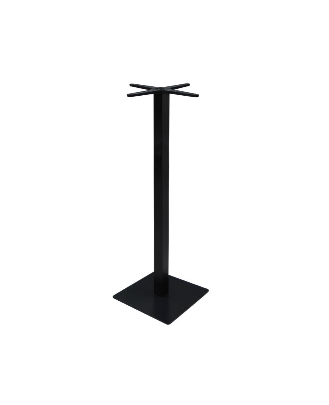 PRATO Βάση Τραπεζιού BAR 45x45cm H.108cm Μέταλλο Βαφή Μαύρο / 14,50Kg  45x45 H.108cm