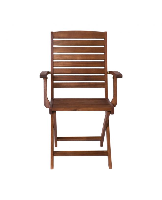 SPOT Πολυθρόνα Πτυσσόμενη Ξύλο Acacia  55x54x90cm