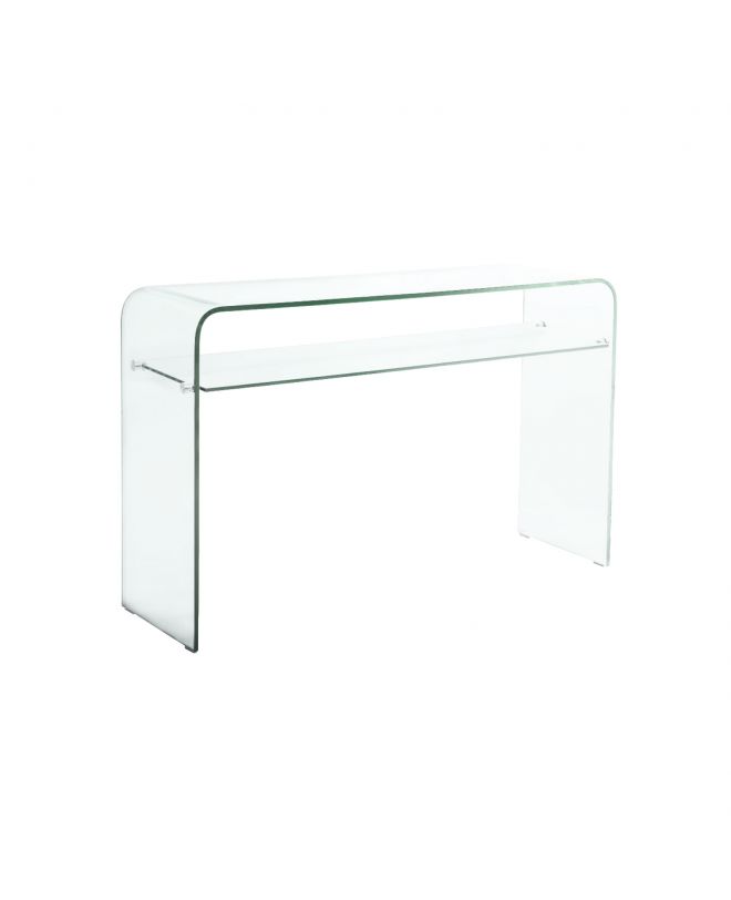 GLASSER Κονσόλα - Ράφι Διάφανο Γυαλί 12mm  110x35x75cm
