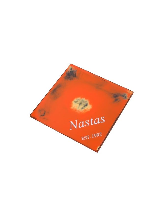DESTINY Επιφάνεια Τραπεζιού Μέταλλο Βαφή Antique Orange  60x60cm(Τελείωμα 1.2cm)