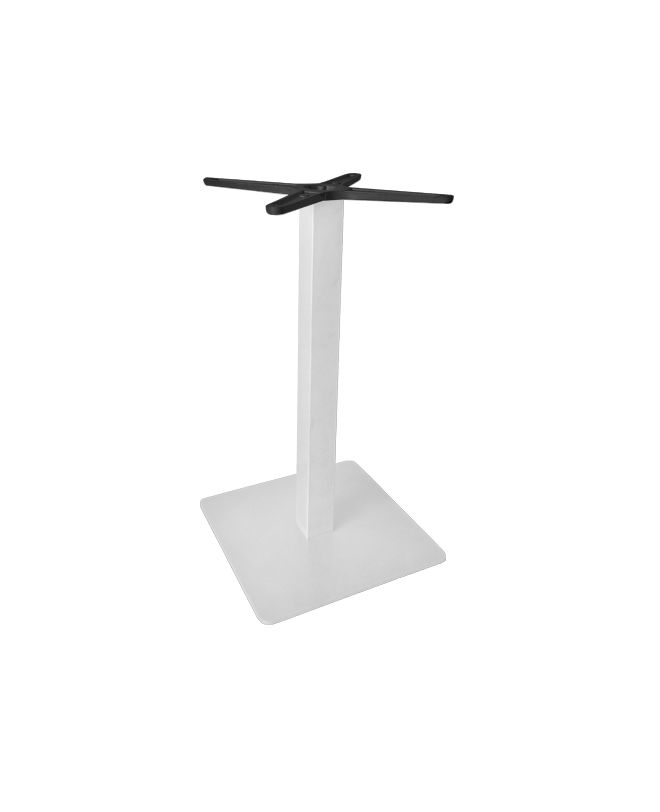 PRATO Βάση Τραπεζιού Μέταλλο Βαφή Άσπρο (11,85kg)  40x40cm H.72cm