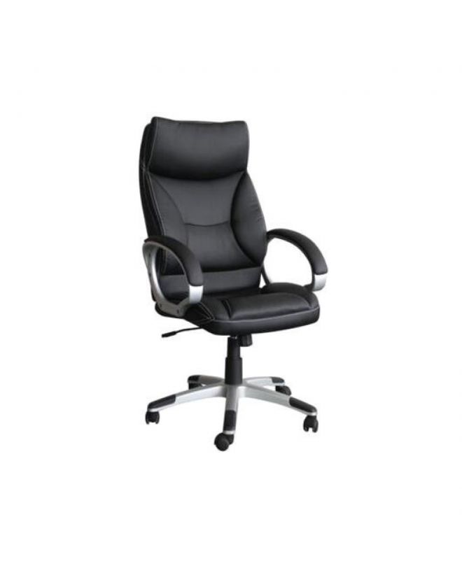 BF5700 Πολυθρόνα Διευθυντή Pu Μαύρο  64x72x112/121cm
