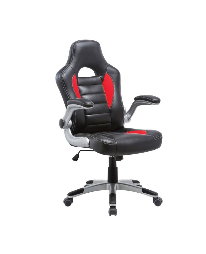 BF7950-A Gaming Πολυθρόνα Pu Μαύρο - Κόκκινο  64x68x108/118cm