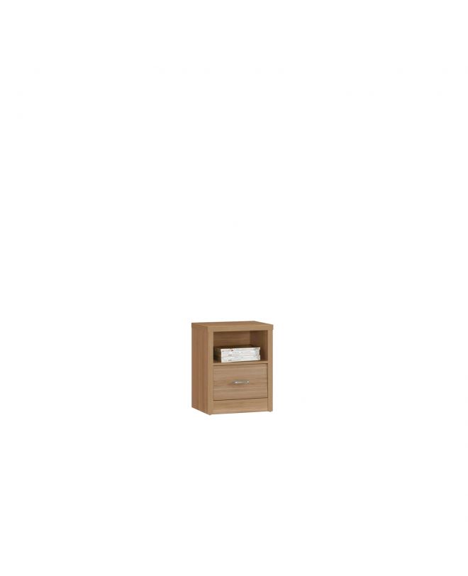 CALIBER Κομοδίνο με 1 Συρτάρι - Sonoma Oak  47x39x60cm