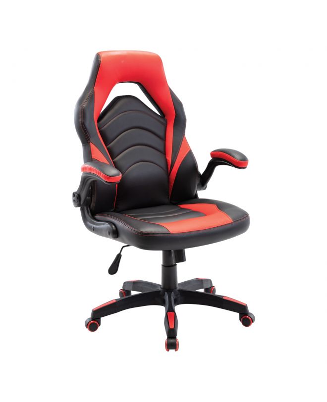 BF7800 Gaming Πολυθρόνα Pu Μαύρο - Κόκκινο  71x67x115/127cm
