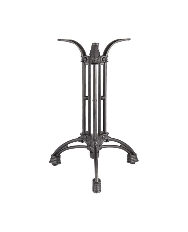 ΤΡΙΝΥΧΟ Βάση Τραπεζιού Μαντέμι Μαύρο - Βαρέως Τύπου/15,6 Kg  52x52x72cm