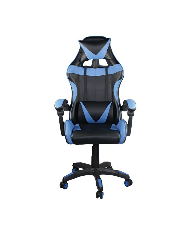BF7850 Gaming Πολυθρόνα Γραφείου Διευθυντή Pu Μαύρο - Μπλε  63x70x117/127cm