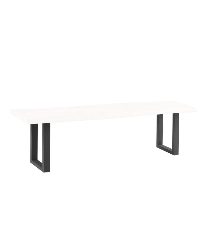 LIZARD Βάση Set 2 τεμαχίων 30x6 H.43cm για Τραπεζάκι Σαλονιού Μέταλλο Μαύρο  30x6 H.43cm