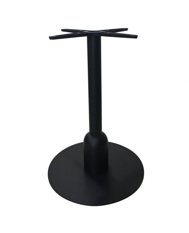 BORG Βάση Τραπεζιού Μέταλλο Βαφή Μαύρο  Φ50cm H.72cm